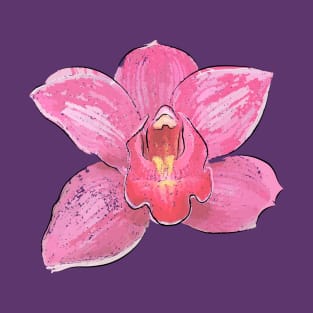 A pink orchid T-Shirt