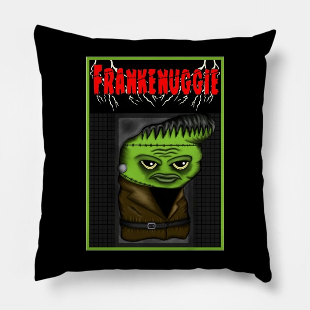 Frankenuggie Pillow by TrendyThreads