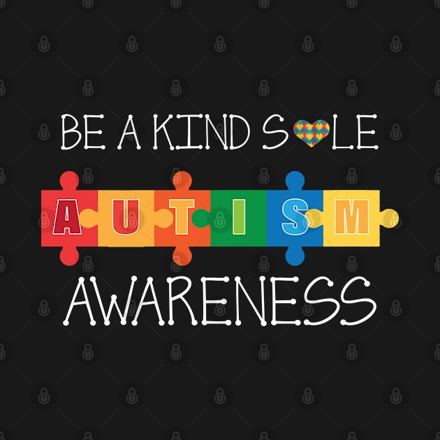 Be A Kind Sole Autism Awareness Puzzle Shoes Be Kind by bisho2412