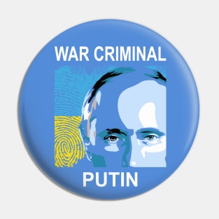 War Criminal Putin Pin