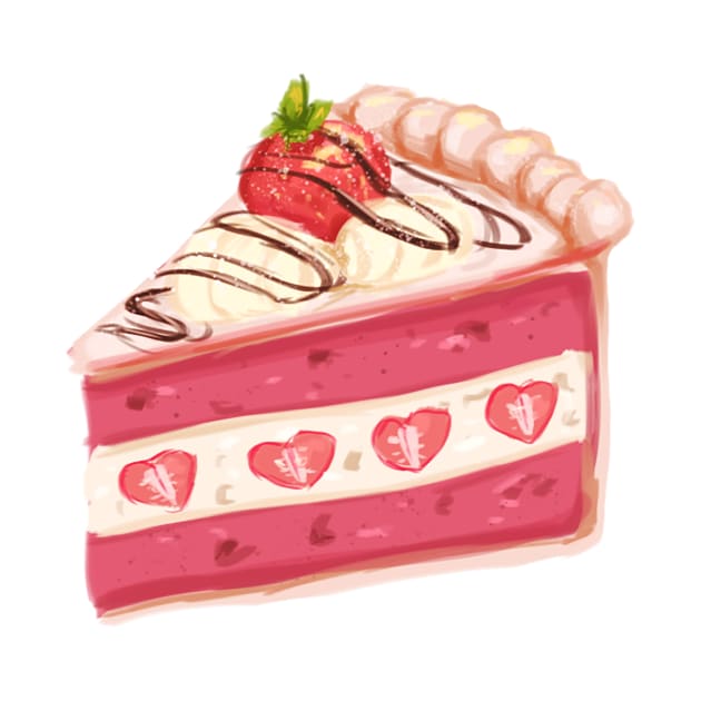 Strawberry cake by NaoRi