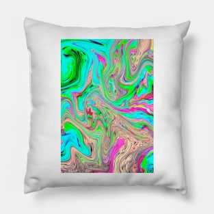 Metallic marble 2 Pillow