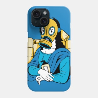 Covid Mona Lisa with Gas Mask, Toilet Paper & Hand Sanitizer Phone Case