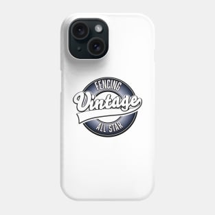 Fencing vintage all star logo Phone Case