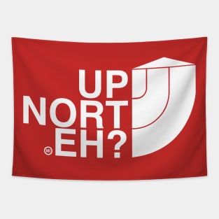 UP NORT EH? MICHIGAN Tapestry