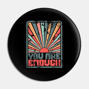 Sunkissed You Are Enough Positivity Pin