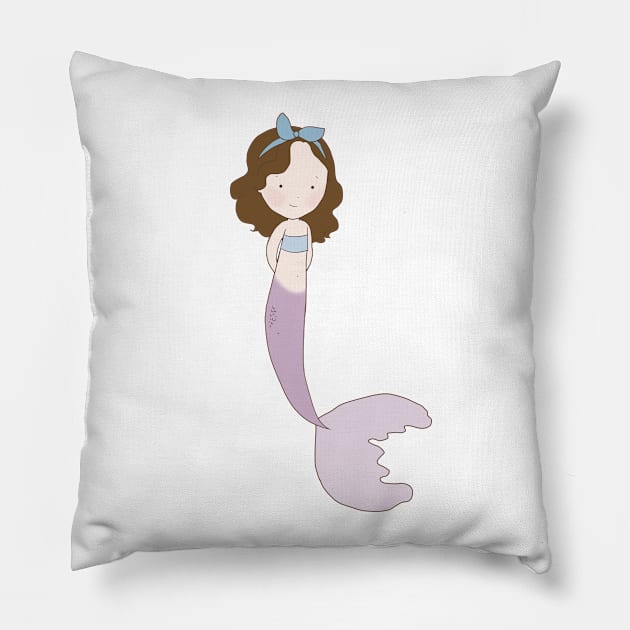 Mini Mermaid Pillow by littlemoondance