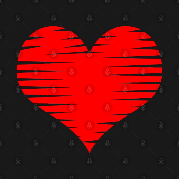 Red Hearts 01 Black by Korvus78