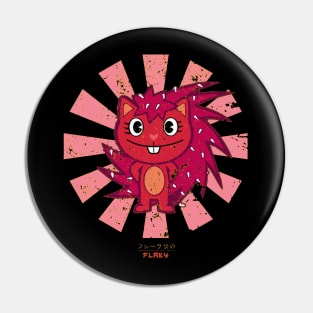 Flaky Retro Japanese Happy Tree Friends Pin