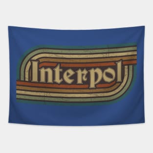 Interpol Vintage Stripes Tapestry