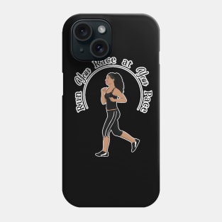 Run Your Race Women Running Shirt Phone Case