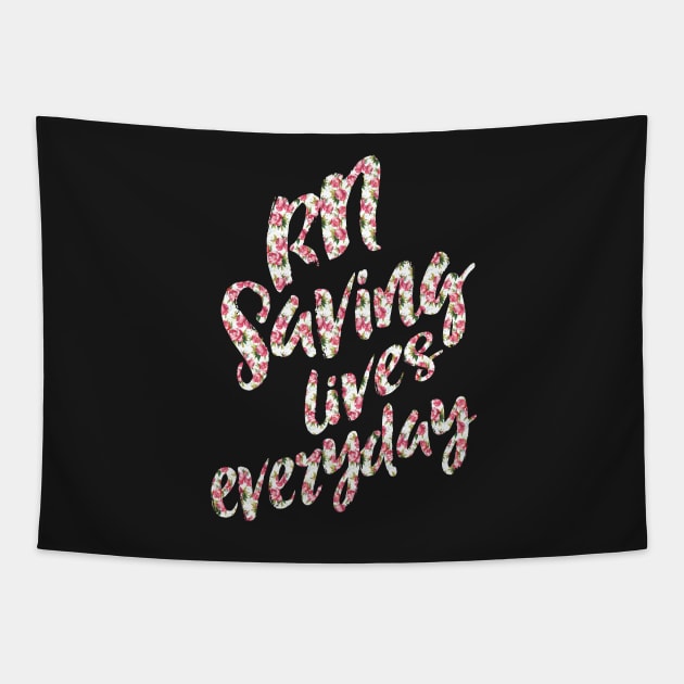 RN saving lives everyday - nurses nursing RN nurse practitioner registered nurse Tapestry by papillon