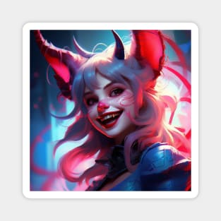 Cute Devil Girl Magnet