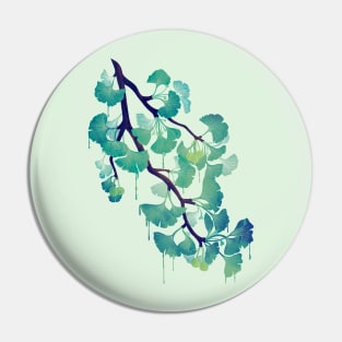 O Ginkgo Green Pin