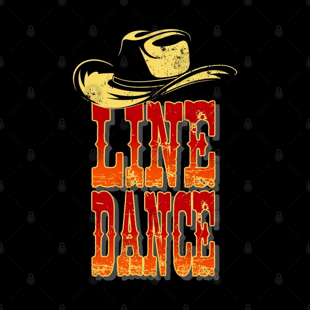 Line Dance Western Dance Logo by Shirleyy Shop Arts