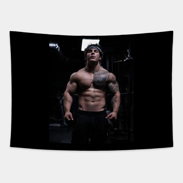 Tren Twins Gym Inspirational Tapestry by Fit-Flex