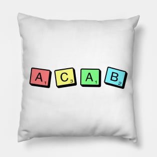 ACAB Scrabble Pillow