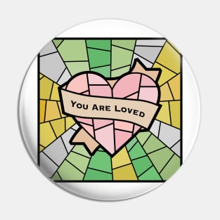 You Are Loved Pride (AlloAro) Pin