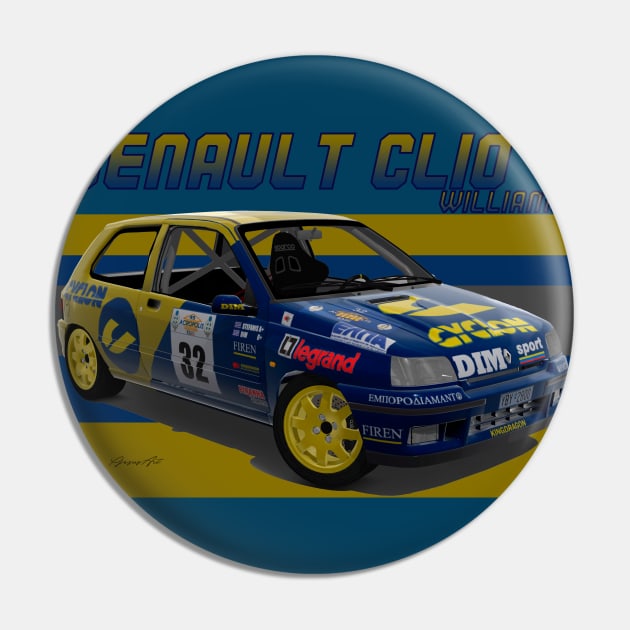 Renault Clio Williams Pin by PjesusArt