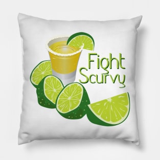 Fight Scurvy Pillow