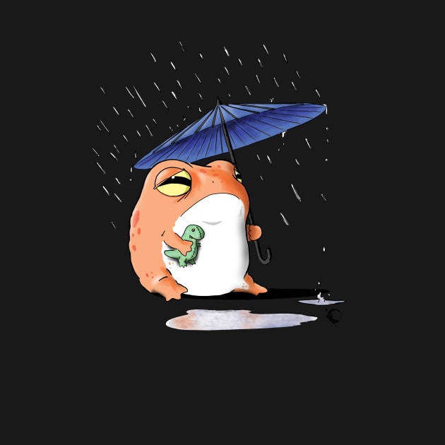 Rain Frog Melancholy by Moo-SB
