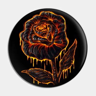 Volcano Rose Pin