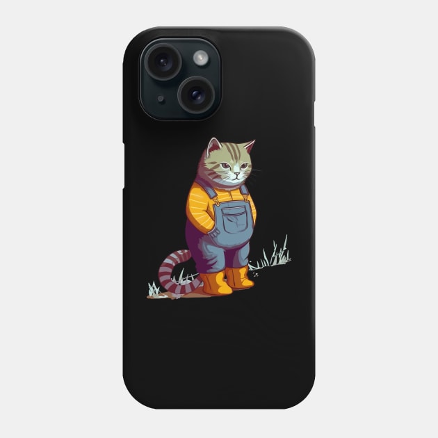 Funny Cat Farmer Meme Cowgirl Cowboy Country Phone Case by KsuAnn