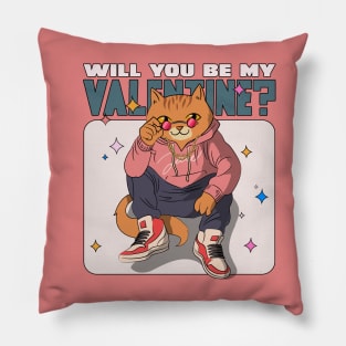 Will you be my valentine Pillow