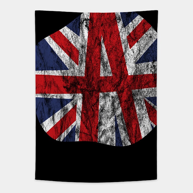 UK Anarchy (distressed) Tapestry by Doc Multiverse Designs