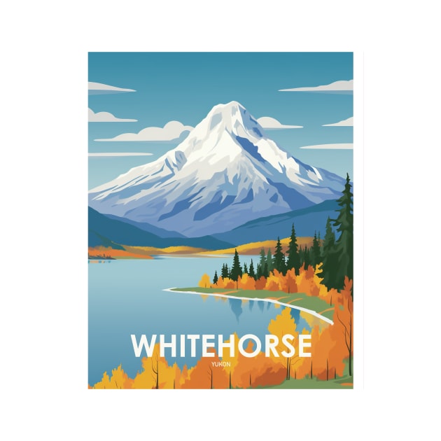 WHITEHORSE by MarkedArtPrints