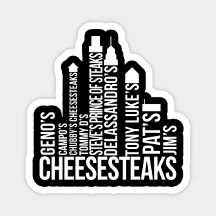 The Cheesesteaks of Philadelphia - White Magnet