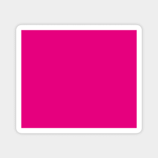 Hot Pink | Plain Hot Pink | Solid Hot Pink | Solid Color | Magnet