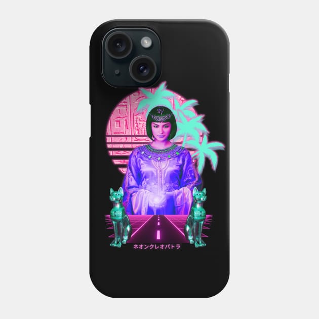 Cleopatra Synthwave Vaporwave aesthetic Phone Case by Shirt Vibin