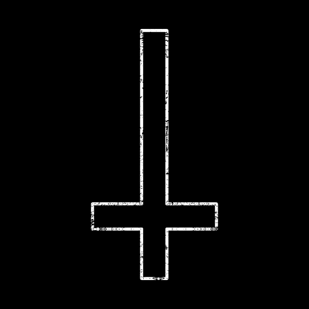 Upside Down Inverted Cross | Occult Satanic by Wizardmode