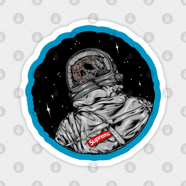 dead astronaut stay supr*me Magnet by sugiartoss_