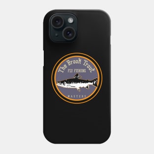 The Brook Trout fly fishing masters emblem style 2 Phone Case