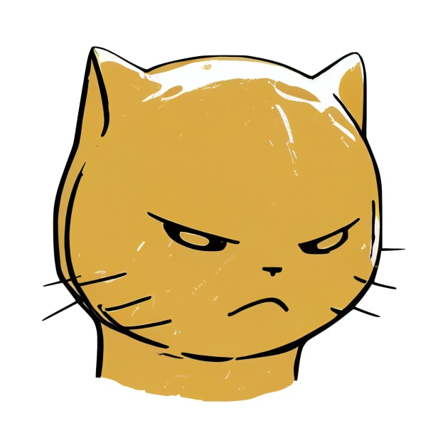 Mean cat sketch by stkUA