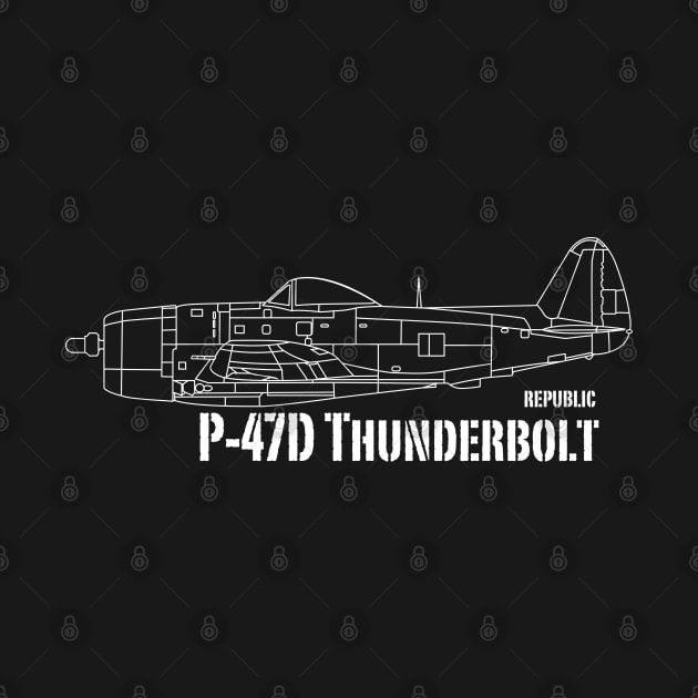 Republic P-47D Thunderbolt by BearCaveDesigns