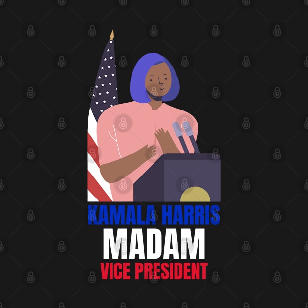 Kamala Harris Madam Vice President by MzM2U