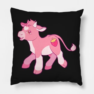 Strawberry Cow Pillow