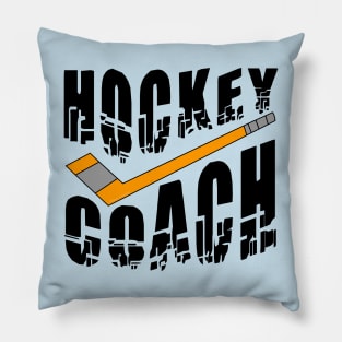 Hockey Coach Stick Pillow