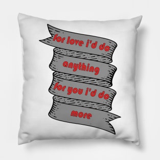 happy valentines day by chakibium Pillow