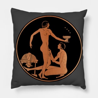 Etruscan lesbian lovers Pillow