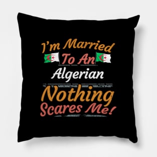 Algeria Flag Butterfly - Gift for Algerian From Algeria Africa,Northern Africa, Pillow