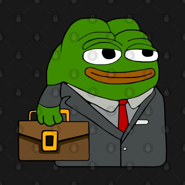 Pepe Distinguished Businessman by Lean Mean Meme Machine