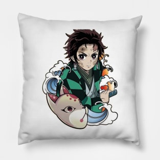 demon slayer anime kawaii Pillow