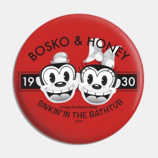 Bosko & Honey (no white outline) Pin