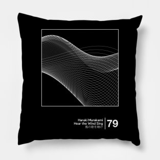 Hear the Wind Sing / Minimalist Style Graphic Artwork Pillow