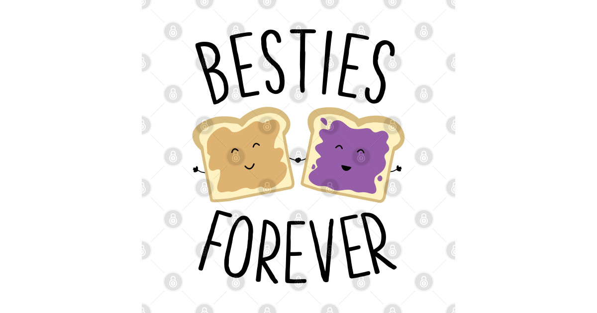 Download Cute Funny Peanut Butter Jelly Besties Forever Best ...