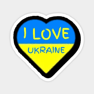 I Love Ukraine Magnet